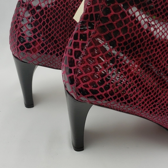 NWT Pratesi Square Toed Ankle Boot Sz 37 - Picture 10 of 11